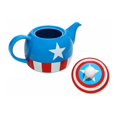 thumbnail image 1 of Tetera Marvel Funko I Am Captain America (cerámica, 14 cm), color azul, 1 of 5