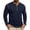 Dark Blue, variant on Fnnxeal Mens T-Shirts Casual Long Sleeve Fashion Fall Winter Crew Neck Black Shirts for Men Size 2XL