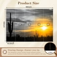 thumbnail image 3 of Wallpaper Cactus Sunset Landscape Desert Saguaro Cactus Peel and Stick Wall Murals 69"H x 96"W Removable PVC Wall Paper Self-Adhesive Wall Paintings Art Decor for Bedroom Living Room, 3 of 7