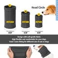 thumbnail image 3 of Dog Calming Ear Muffs for Noise Anxiety Relief, Soft Breathable Knitted Head Cover for Fireworks Thunderstorms Travel, Adjustable Neck Warm Snood Cap for Pets, 3 of 8