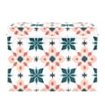 thumbnail image 7 of Yayeee Collapsible Cube Storage Bin with Lid Fabric Closet Decorative Basket with Handles, Flowers Geometric Pattern, 7 of 7