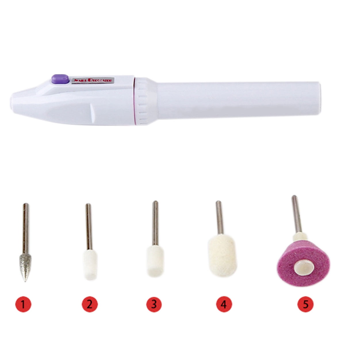 Electric Nail Drill Nails Art File Electric Manicure Set, Portable Nail