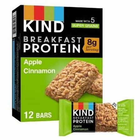 KIND Apple Cinnamon Breakfast Nutrition Bars - 10.58oz/6ct