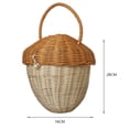 thumbnail image 3 of Bolsa De Ratán Bolso De Ratán Cesta de setas de ratán hecha a mano, organizador tejido, accesorios de fotografía, 3 of 5