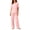 Pink-woman pajama set, variant on Women's Pajama Sets Super Soft Short Sleeve Tops Loose Fit Pants Sleepwear Comfy Pjs Sets Breathable Homewear