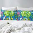 thumbnail image 4 of YST Math Equation Bed Sheets For Kids Twin Mathematics Formula Biology Sheet Set Boys Girls Math Geometry Science Bedding Set Educational Fitted Sheet + Flat Sheet + 1 Pillow Case, 4 of 5