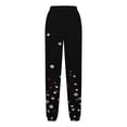 thumbnail image 4 of Wide Leg Palazzo Pants for Women Elastic High Waisted Lounge Pants Lightweight Summer Flowy Pants with Pockets Loose Fit for Ladies Comfy Cute Fashion Dressy Clothes, 4 of 5