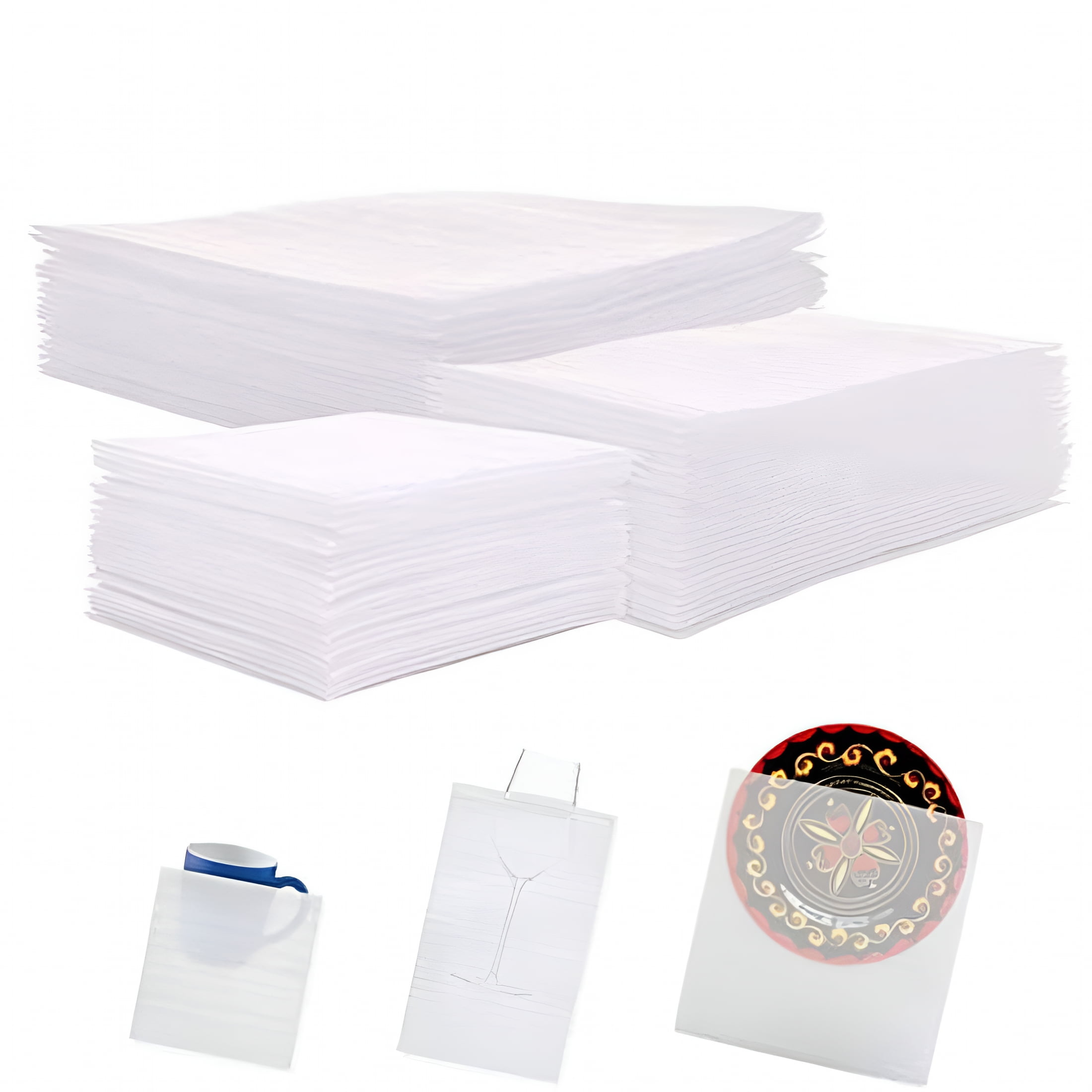 Small Bubble Mailers 100 Bubble Out Bags 4x5.5 Protective Wrap Pouches Self Sealing Self Sealing Pouches - View #3