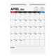 thumbnail image 1 of Calendario mensual calendario de pared de vacaciones calendario colgante para casa, 1 of 6