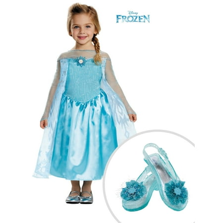 Elsa Classic Costume for Toddler and Kids Frozen Elsa Shoes