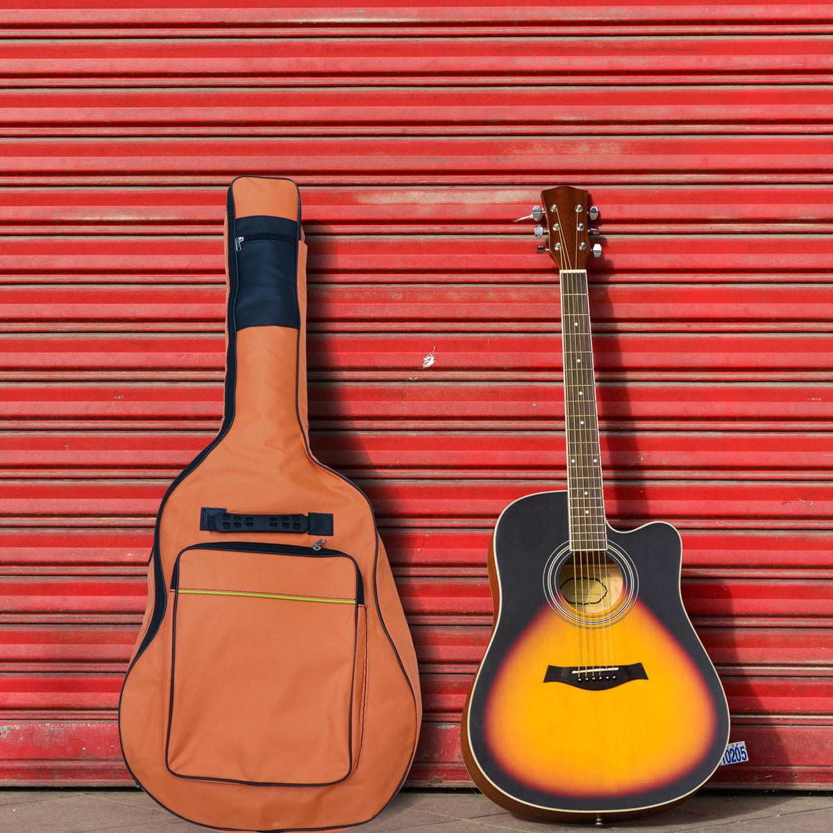 Amosfun Guitar Bag with Front Storage Pocket and Breathable Back Padding for Comfortable Carrying