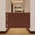thumbnail image 3 of 90*60cm Brown Partition Door, Partition Half Door for Houses, Kitchens, Partition Door for Doorways, 3 of 18