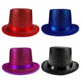 thumbnail image 5 of Eye Catching Bright Color Tall Hat Cosplay Hat Stage Show Props Hat Halloween Costume Ceremony Hat Street Performers Hat, 5 of 8