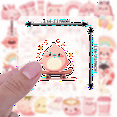 thumbnail image 4 of LUUFILx 50pcs Cute Kawaii Dessert with Cherry Face Stationery Sticker Set Water Bottle Laptop Scrapbook Phone, 4 of 9