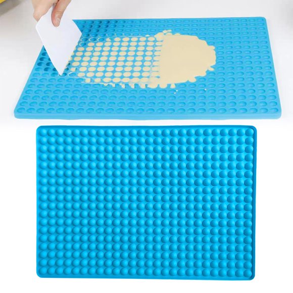 Mini Round Silicone Molds, 468 Cavities Semi Sphere Baking Moulds for Dog Treats Chocolate Chip Candy Gummy Freezer Oven Safe, Homemade BPA Free Food Grade Mold, 1 Pcs, 15.6x10.9x0.3"
