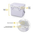 thumbnail image 4 of RTIC 22 QT Ultra-Light Hard-Sided Ice Chest Cooler, Fits 30 Cans, 8 Wine Bottles, Dusty Lilac/White, 4 of 8