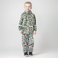 thumbnail image 2 of MIASHUI Ensemble de Pluie pour Enfants Imperméable, Veste avec Pantalon 2 Pcs, Imper à Capuche, Vert, 4-5 Ans, 2 of 3