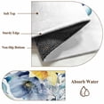 thumbnail image 6 of Area Rug 2 x 3 Ft, Teal Blue Eucalyptus Indoor Accent Bathroom Rugs for Kitchen/Laundry Room, Spring Garden Floral Leaves Botanical Washable Non-Slip Runner Floor Mat for Entryway, Living Room, 6 of 7