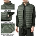 thumbnail image 6 of Alpine Swiss Clark Mens Puffer Vest Down Alternative Water Resistant Packable Outerwear Zip Up Pockets Warm Versatile Layer, 6 of 8