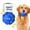 Blue, variant on CyperGlory Interactive Dog Toys Active Rolling Ball for Dogs Durable Rubber Dog Ball for Small Meduium Large Dogs 3.46" Green Squeaky Toys