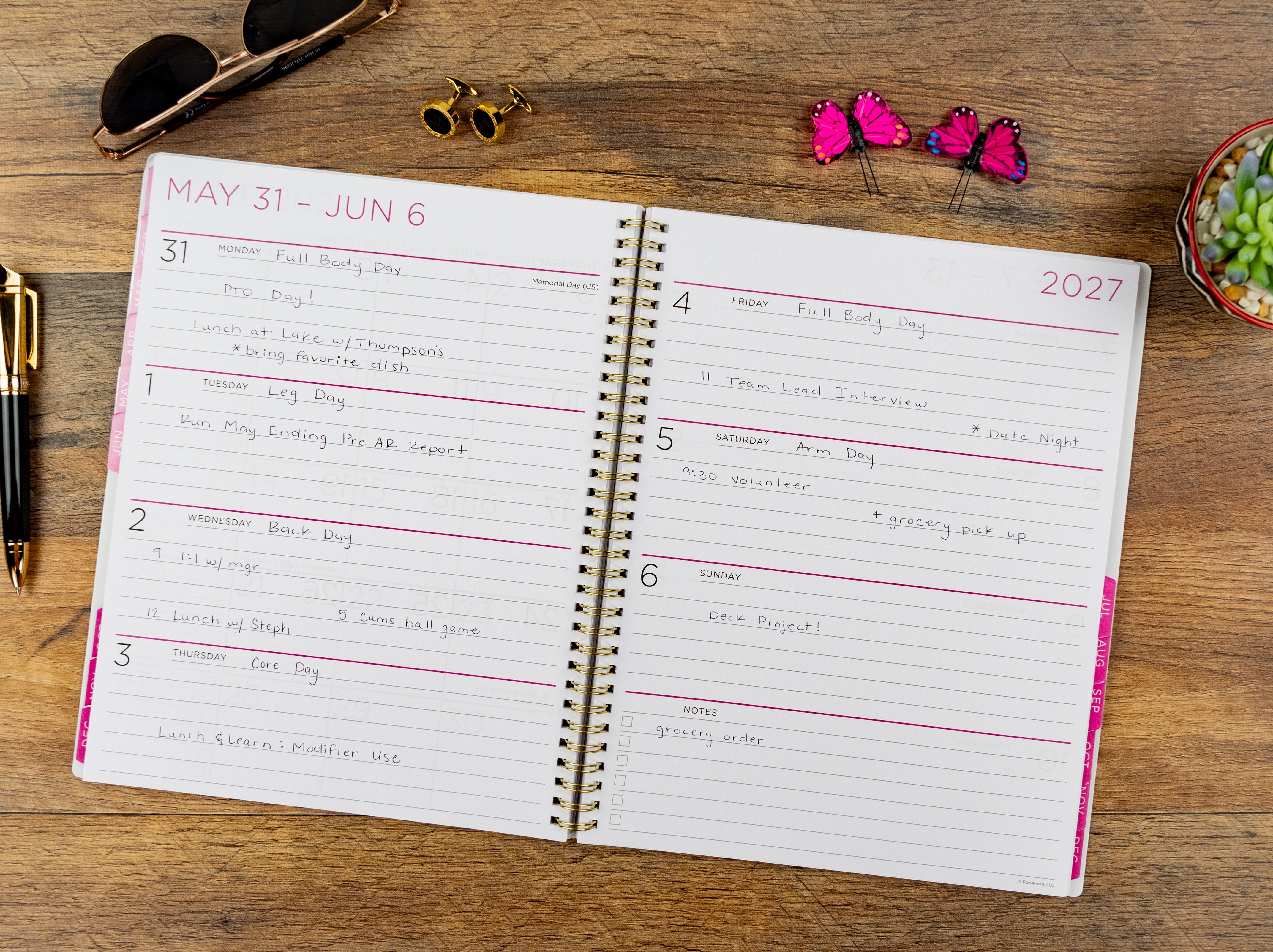 See It Bigger 15-Month Planner, Blue Floral, Oct 2026–Dec 2027 photo 7
