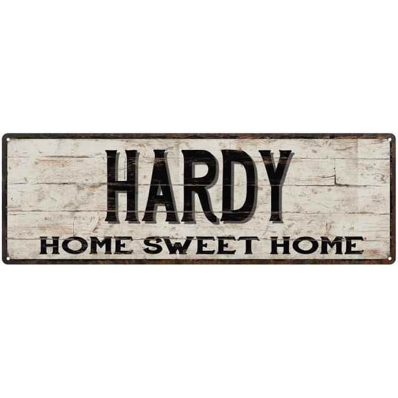 HARDY Rustic Home Sweet Home Sign Gift 6x18 Metal Decor 206180084374