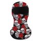 thumbnail image 3 of Máscara facial de calavera, forro de seda a prueba de viento para casco de ciclismo para hombre y mujer (rojo), 3 of 4