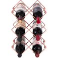 thumbnail image 5 of Countertop Wine Rack - 10 Bottle Wine Holder for Red White Wine Storage - Freestanding Metal Wine Rack - Small Tabletop Wine Rack - Rose Gold, 5 of 5