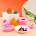 thumbnail image 5 of 3D Fruits Food Grade Silicone Molds Kits For DIY Cake Decoration Chocolate Candy UV Resin Mixed Color 87x57.5x24mm Inner Size: 69x39mm, 5 of 8