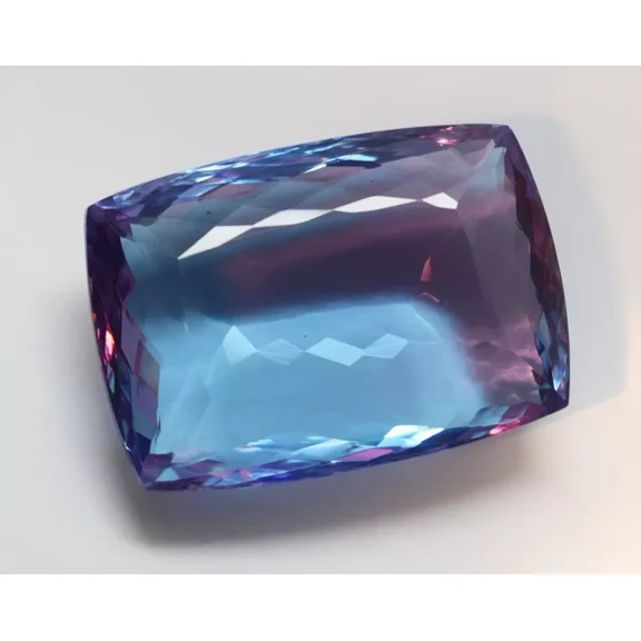 Color Changing Alexandrite 146 Ct Loose Lab Grown Gemstone Cushion Shape