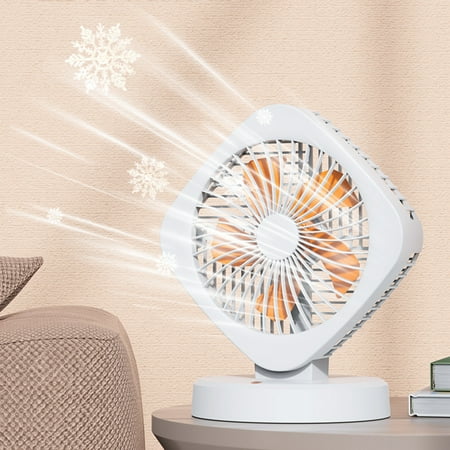 

WLAGOOD Home on Clearance!USB Desk Fan Mini Fan Portable 2 Speeds Desktop Table Fan Plug In Power Fan Rotation Strong Wind Quiet Personal Small Fan For Home Desktop Office Travel