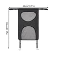 thumbnail image 2 of Scienceny Barrera para mascotas de coche, asiento trasero de red, asiento Interior de seguridad para bebés, malla extraíble, aislamiento de conducción Ventana automotriz Negro Scienceny VI001591-01, 2 of 6