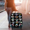 thumbnail image 6 of Luggage Cover Colorful dog paw print Suitcase Covers Elastic Dustproof Protector For 18-32 Inch Luggage Washable And Decorative Travel Bag Cases(M), 6 of 6