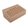 thumbnail image 2 of Leather Craft Tool Holder, 76 Holes Leathercraft Tool Holder Diverse Sizes Large Capacity  For Bevelers, 2 of 8
