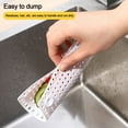 thumbnail image 6 of Kitchen Bathroom Accessories Durable Shower Drain Pad Floor Drain Anti-blocking Waste Catcher Sewer Outfall Drain Filter Sink Strainer Mesh Trap WHITE, 6 of 8