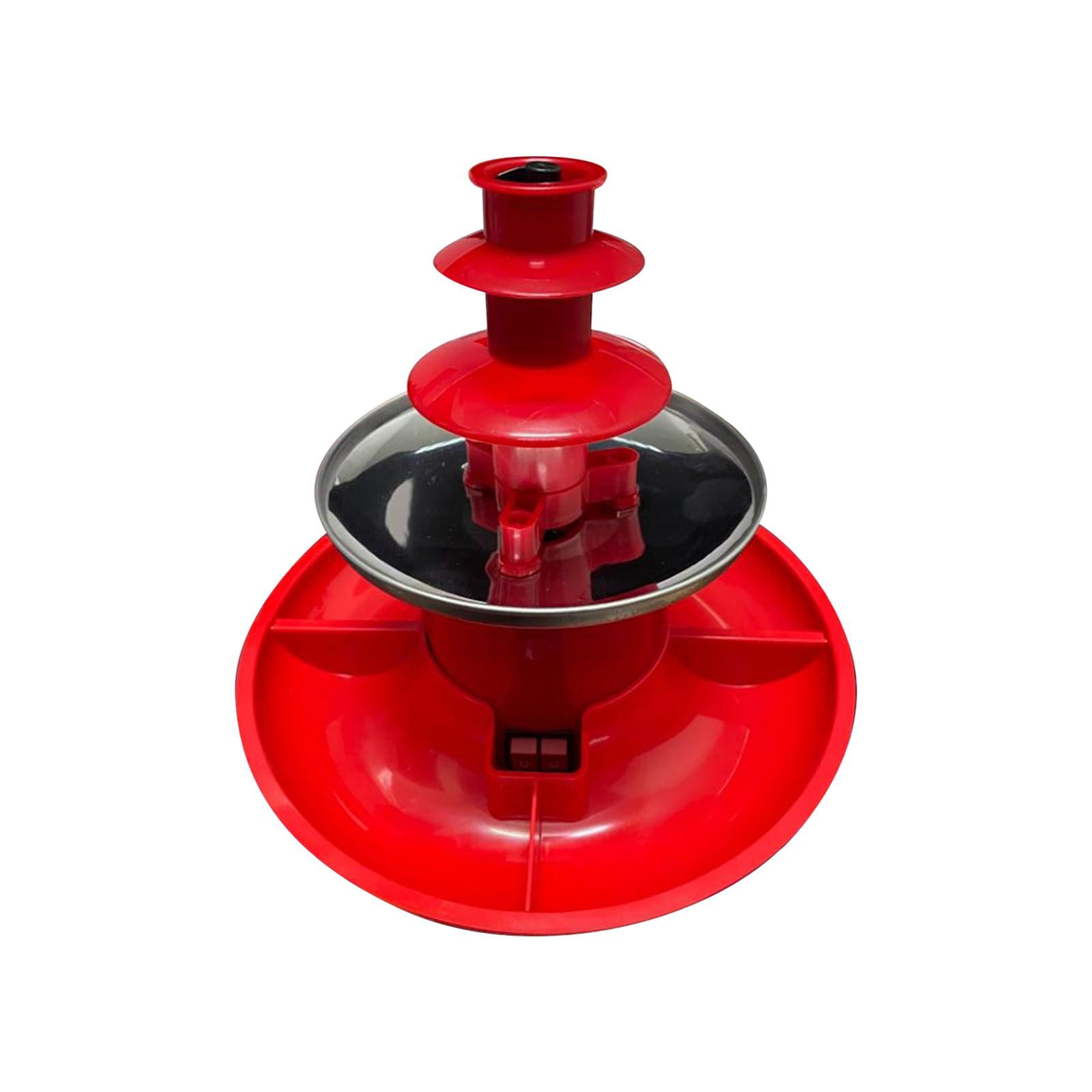 3-Tier Electric Chocolate Fondue Fountain - 1lb Capacity Party Machine For Weddings & Events