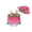 Red, variant on BemeyourBBs Toddler Baby Girl Swimsuit Infant Bathing Suit One-piece Swimsuits With Sun Hat Set Strawberry Bow Rash Guard Spaghetti Strap Swimwear Summer Beach Wear