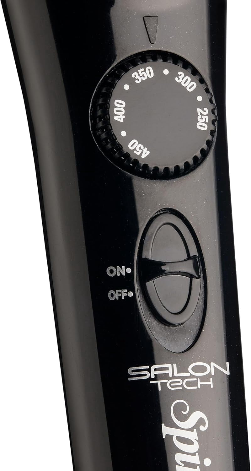 SALON TECH SpinStyle Pro Auto Curler - Create Beautiful, Long-Lasting Curls in Just A Few Seconds! (1.25 Inch)