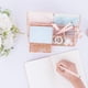 thumbnail image 5 of Organizador de escritorio de oro rosa para mujer, accesorios de escritorio de suministros de oficina de malla, cuenta con 5 compartimentos + 1 mini cajón deslizante Fokelyi HMYH440, 5 of 6
