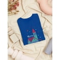 thumbnail image 3 of Storybook Style Xmas Cabin T-Shirt Women -Image by Shutterstock, Female XX-Large, 3 of 4
