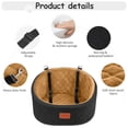 thumbnail image 2 of Asiento de coche para perros Lealchum para perros pequeños de hasta 14 kg, ultrasuave, 2 of 6