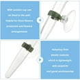 thumbnail image 3 of 1 Set Plastic Floral Water Tubes for Flower Arrangement Clear 109x42.5x41mm 8pcs/set, 3 of 7