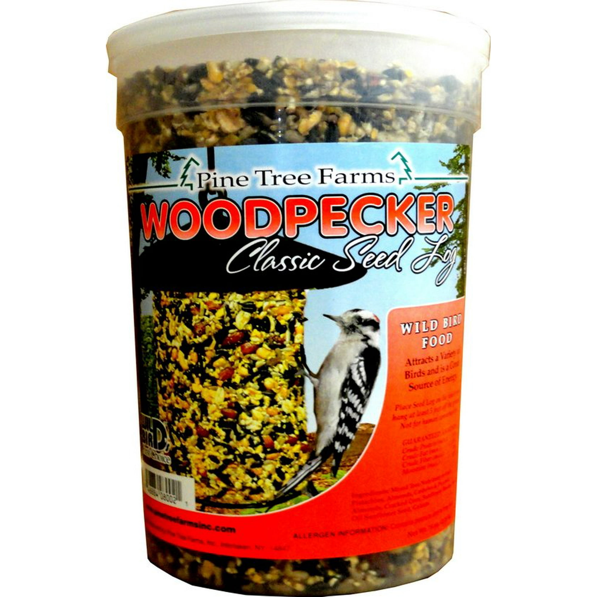 Pine Tree Woodpecker Classic Seed Log, 2.25 lbs.