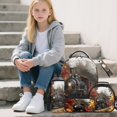 thumbnail image 2 of Jeiento Autumn Train Backpack Set of 5 Cool 17 Inch Lightweight Backpack with Lunch Bag Pencil Pouch for 9-12 Years Old Elementary to Middle School, 2 of 7