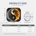 thumbnail image 6 of Uemuo Yin Yang Printed 2 PCS Car Windshield Sun Shade, Auto Sun Heat and UV Rays Blocker, Foldable Automotive Front Window Sunshade Protector, 6 of 7