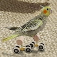 thumbnail image 3 of SPRING PARK Bird Puzzle Toys Bird Toy Mini Roller Skates Toy for Small Medium Parrots Bird Intelligence Training Toys Parrot Educational Wooden Toys, 3 of 5