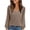 Brown, variant on yillto Womens Sweaters Lace Long Sleeve V Neck Knit Fashion Tops Lightweight Dressy Trendy Sweater