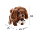 thumbnail image 2 of Electronic Pet Dog Under 5 ! Yannianjz Interactive Plush Toy Dog with Walking Simulation & Sound, Soft Safe Material forKids,Children's Companion for Indoor Outdoor Play, Animated Pet Toy, 2 of 4