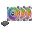 thumbnail image 3 of Thermaltake Riing Quad 12 RGB Radiator Fan TT - Premium Edition - case fan - 120 mm - white (pack of 3), 3 of 4