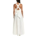 thumbnail image 2 of Milly womens  Catarina Poplin Maxi Dress, 4, White, 2 of 3